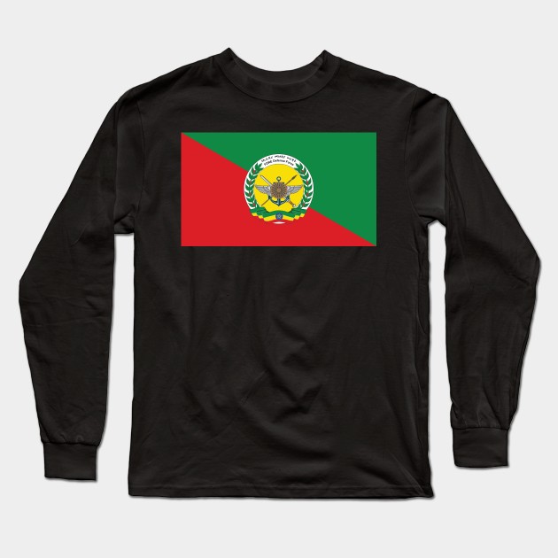 Ethiopian National Defense Force Long Sleeve T-Shirt by Wickedcartoons